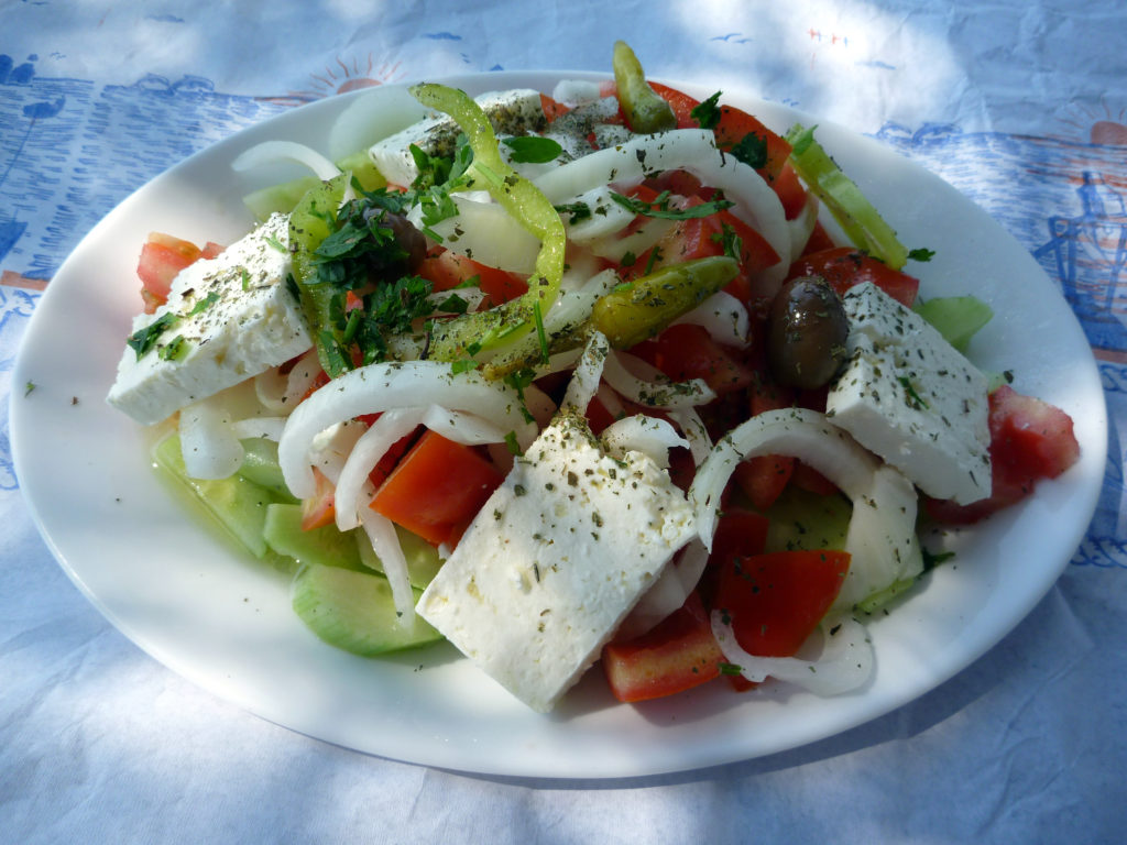 Taverna Leon (Toroni) – Griechischer Salat